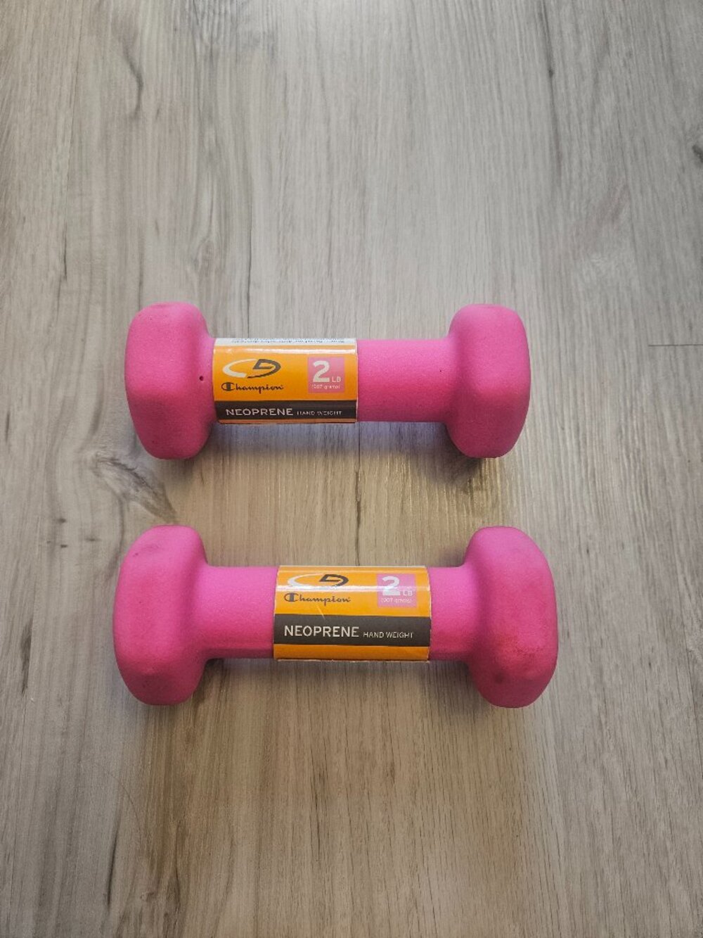 CHAMPION Dumbbell Pink Weights 2 lbs